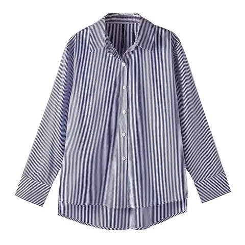 Camisa Feminina Clássica Listrada - loja online