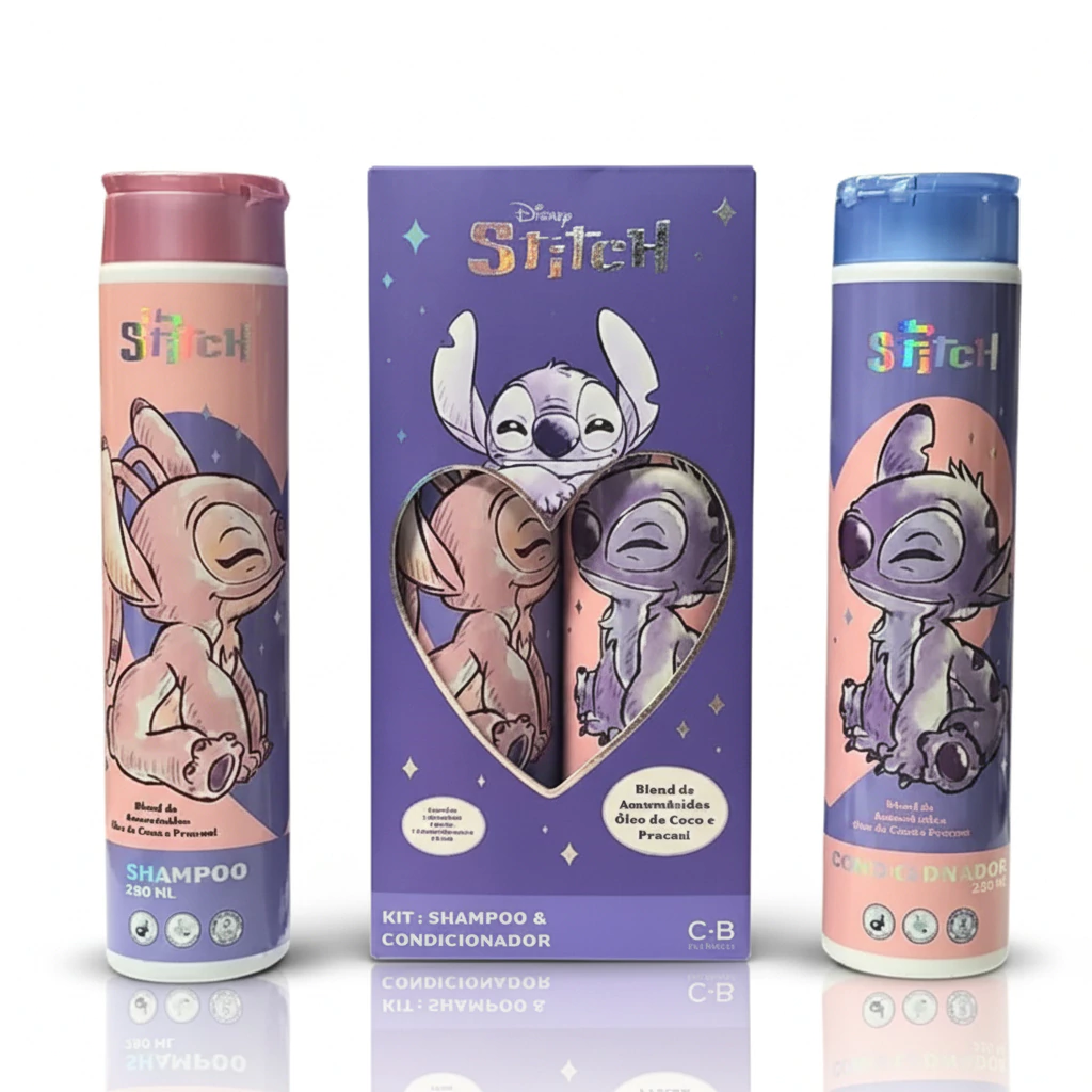 Kit Shampoo Angel e Condicionador Stitch - Stitch Disney