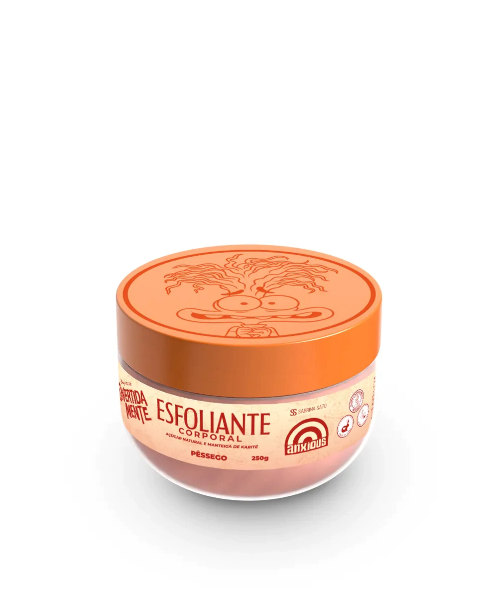 Esfoliante Corporal Ansiedade Pêssego Divertida Mente & Sabrina Sato 250g