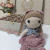 Boneca de crochê amigurumi