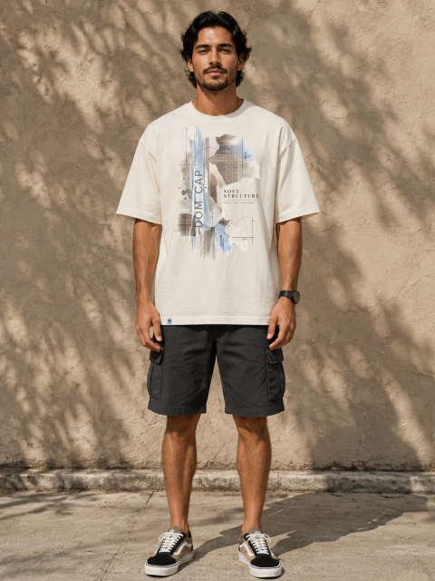Camiseta Oversized Masculina Soft Structure Dom Cap