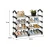 ORGANIZADOR DE ZAPATOS 2 CUERPOS 4 ESTANTES 71CM X 26CM X 85CM - comprar online
