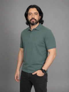 POLO PIQUET ALGODAO COM ELASTANO GOLD - loja online