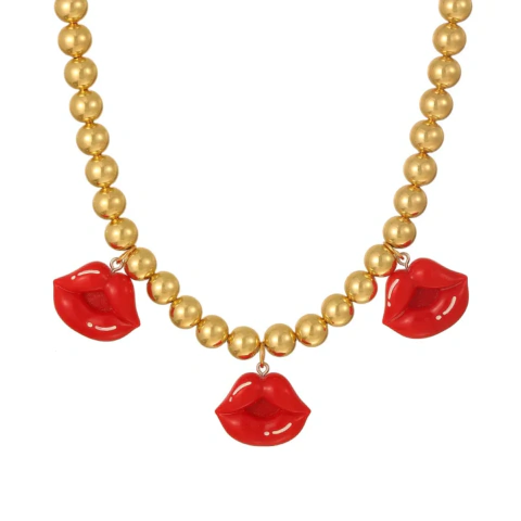 Collar Red Kiss