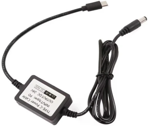 Cable regulador USB tipo C a 24v DC.