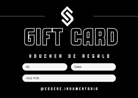 Gift Card - Voucher Valido x 3 Remeras a Elección