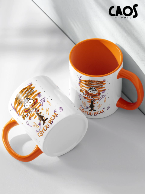 CANECA PORCELANA - ANSIEDADE - comprar online