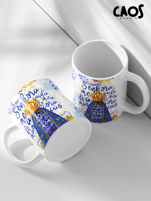 CANECA DE PORCELANA - NOSSA SENHORA APARECIDA - comprar online