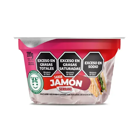 Untable De Almendras Felices Las Vacas Sabor Jamón 200 g