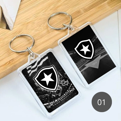 Chaveiros Personalizados 3x4 cm - Botafogo - comprar online