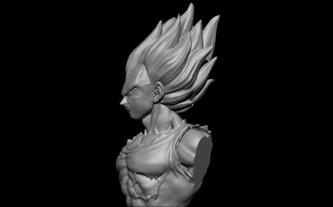 Busto Majin Vegeta - 4792602 - comprar online