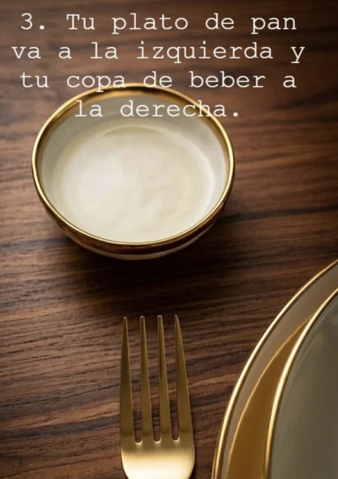 Mini bowl Túnez 8 cm cerámica blanca con borde dorado