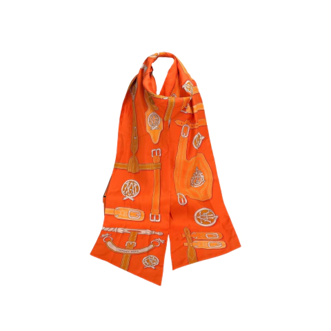 Lenço Echarpe Hermès Seda - comprar online