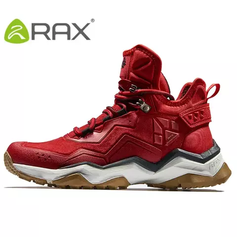 RAX-Sapatos impermeáveis para homens e mulheres, tênis de couro, botas de trekking, trilha, camping, escalada, caça, ao ar livre, tênis