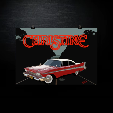Poster Paisagem - Christine, o Carro Assassino - Delay Crônico - comprar online