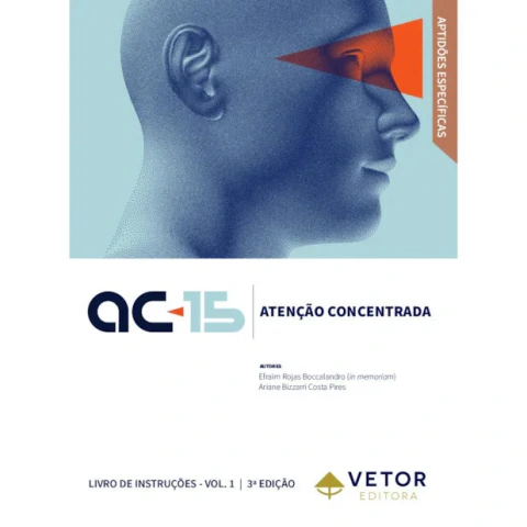Teste AC 15 (Kit) - Atenção Concentrada