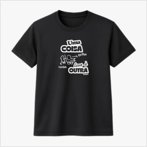 Camiseta Dry Fit UV | Uma coisa leva à outra