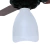Globo Lustre de Plástico para Ventilador de Teto - Modelo Lumi Completo (Com Soquete)