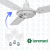 Kit 3 Garras de Ferro para Ventilador de Teto Lorensid Motor M3 - Branco Completo na internet