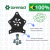 Kit 3 Garras de Ferro para Ventilador de Teto Lorensid Motor M3 - Preto Completo - Universo das Peças