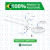Imagem do Kit 3 Garras de Ferro para Ventilador de Teto Lorensid Motor M3 - Branco Completo