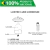 Globo Lustre de Plástico para Ventilador de Teto - Modelo Lumi Completo (Com Soquete) - Universo das Peças