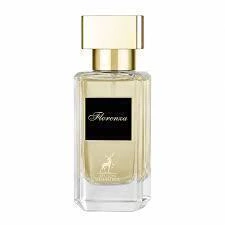 Conheça Florenza Maison Alhambra EDP 100ml, perfume feminino floral com cítricos, peônia, rosa, osmanthus, pimenta-rosa, sândalo e patchouli.