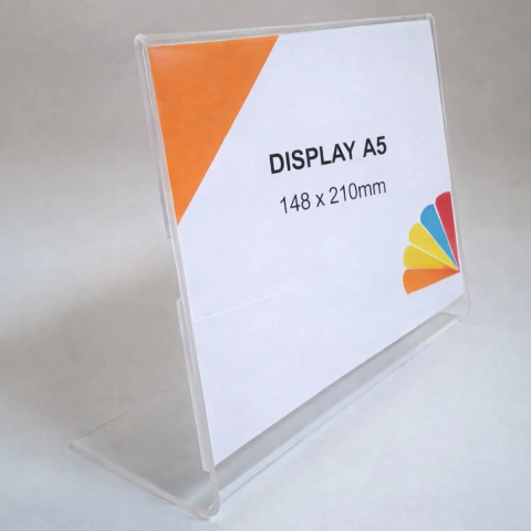 Display A5 De Mesa Vertical Ou Horizontal 1 Un Acrílicos Bh - loja online