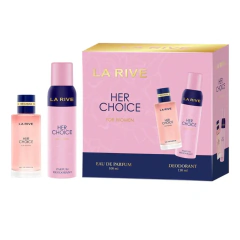 Kit La Rive Her Choice Feminino Eau de Parfum 100ml + Des. 150ml
