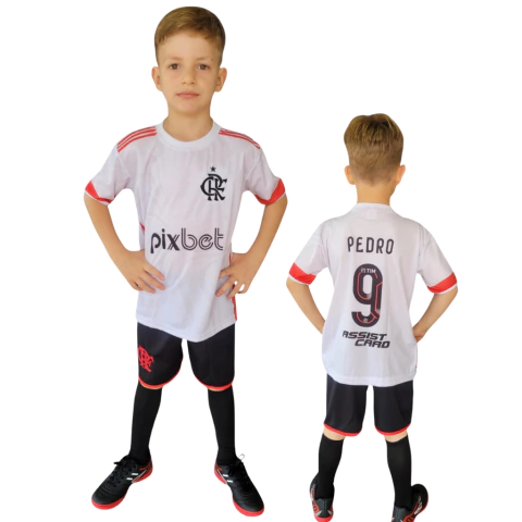 Conjuntos Infantil Flamengo Dri-Fit – Camisa + Shorts