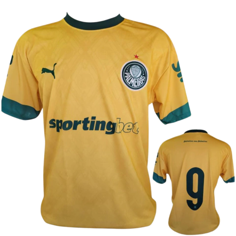 Camisa Palmeiras DRI - FIT 25/26 - Torcedor sportingbet Masculina - Amarela