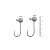 Anzol JIG HEAD Albatroz 6035 3/0 10g c/3pcs na internet