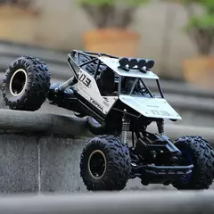 1:16 4wd rc carro com luzes led carros de controle remoto de rádio buggy caminhõ