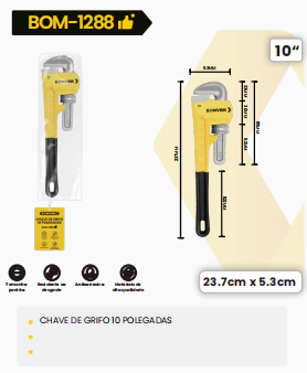 Chave de Grifo 10 Polegadas