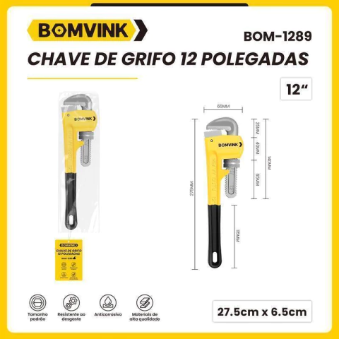 Chave de Grifo 12 Polegadas