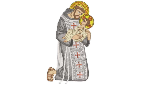 San Francisco de Asís con Niño Jesús - comprar en línea