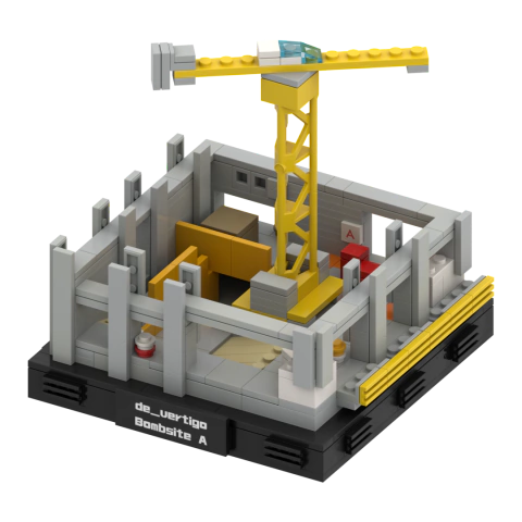 Mapa Urbano Vertical em Blocos de Montar – Decoração Gamer - comprar online