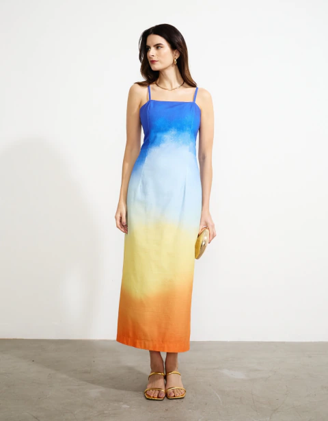 Vestido Midi Solar