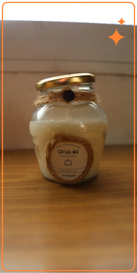 Vela grande - vaso gota