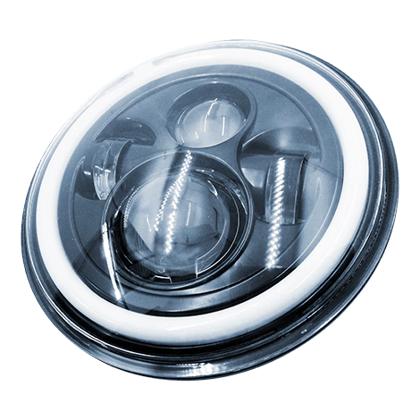 Farol De Led 7 polegadas com DRL e Seta 60w Rayx