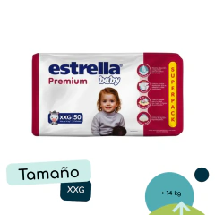 Pañales Estrella Premium Superpack G, XG, XXG, Junior - Crecere