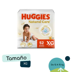 Huggies Natural Care Ahorra Pack M, G, XG, XXG, XXXG - Crecere