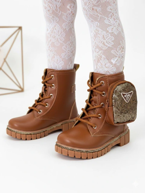 Bota/Coturno Nilqi Caramelo