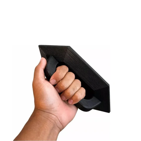 Lixador de Parede diamante Manual com Velcro Suporte para Lixa Massa Corrida Gesso Acabamento Cantos