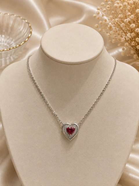 Collar acero plateado 0315-50