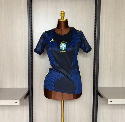Camisa Seleção Brasileira II 26/27 - Torcedor Nike Feminina - Azul e preta