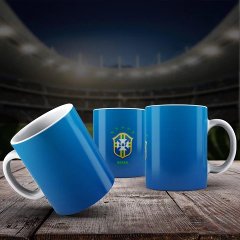 Caneca Personalizada – Tema Seleção Brasileira - comprar online
