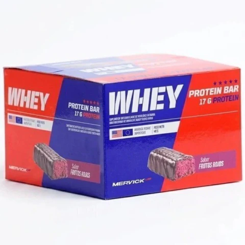 Whey Protein Bar 12 Unidades 46gr - MERVICK