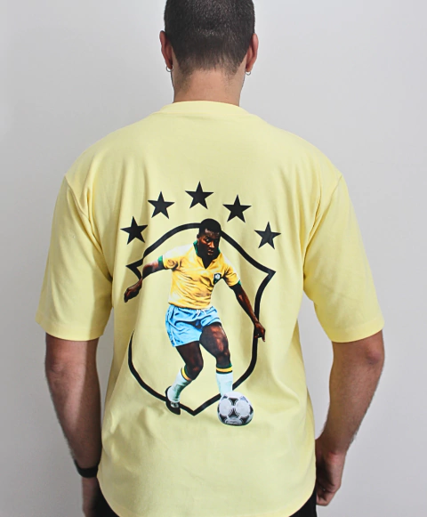 Camiseta Oversized Brasil Pelé