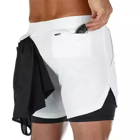 Shorts Para Treino 2 em 1 Esporte Air Effect - TudoX